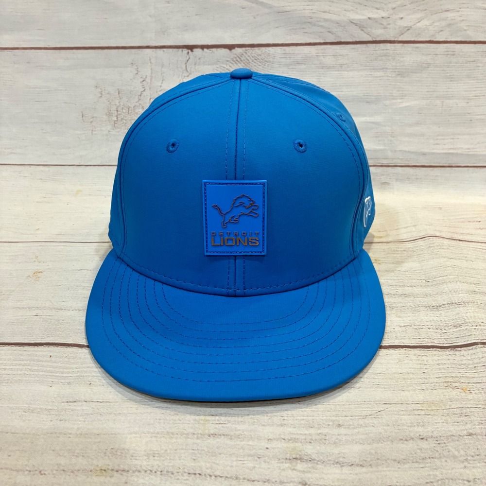 New Era‎ 59FIFTY Detroit Lions Fitted Hat Mens 7 1/8 Blue NFL Cap NWOT